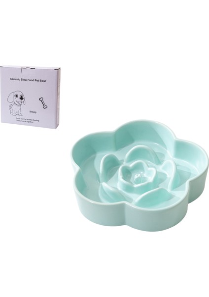 Kaymaz Paspaslı, Boğulma ve Sıçrama Önleyici Pet Yavaş Yemek Kabı (Yurt Dışından)