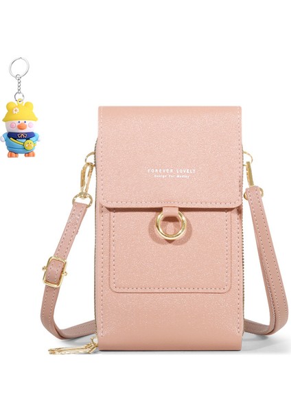 Dokunmatik Ekranlı Cep Telefonu Çantası Kadın Dikey Crossbody Çantası Cep Telefonu Çantası Çok Fonksiyonlu (Yurt Dışından)
