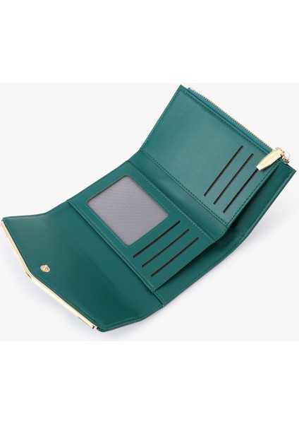 Moda Bayan Cüzdan Çoklu Kart Yuvası Bayanlar Clutch Kart Tutucu (Yurt Dışından)