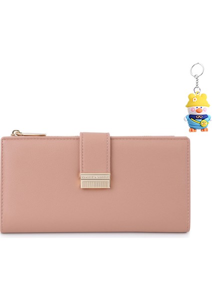 Manyetik Toka Kadın Cüzdan Depolama Cüzdanı Çoklu Kart Yuvası Kart Tutucu (Yurt Dışından)