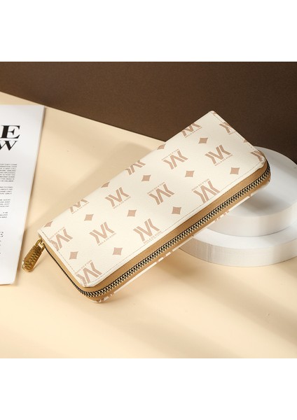 Cüzdan Kadın Uzun Fermuarlı Clutch Büyük Kapasiteli Bilek Kayışı Cep Telefonu Çantası Kart Tutucu (Yurt Dışından) fiyatları