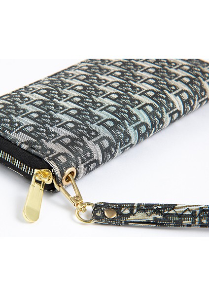 Uzun Cüzdan Kadın Fermuarlı Clutch Büyük Kapasiteli Öğrenci Cep Telefonu Çantası Kart Tutucu (Yurt Dışından) fırsatları