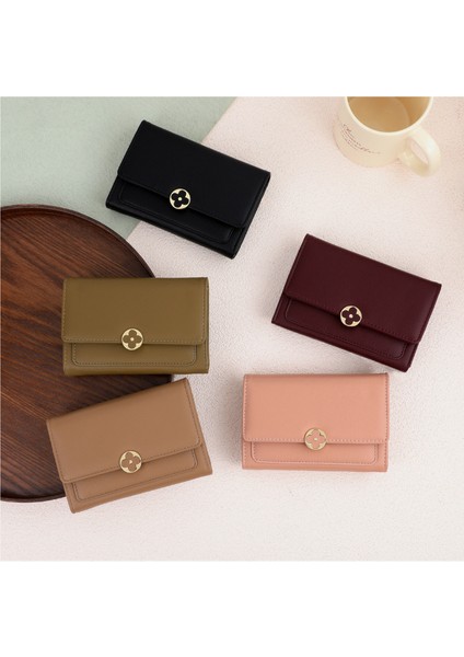 Cüzdan Kadın Kompakt Kadın Para Cüzdanı Çoklu Kart Yuvası Kart Tutucu (Yurt Dışından) fiyatları