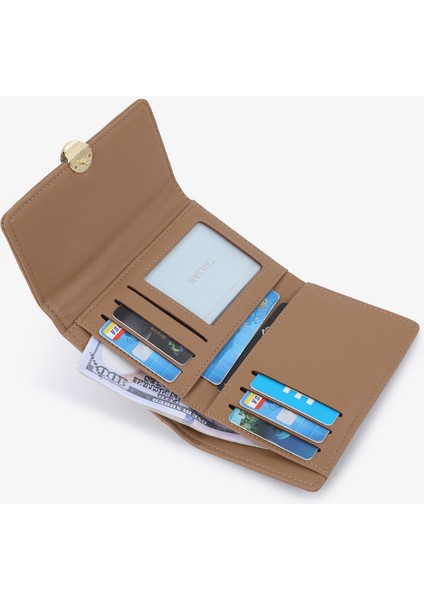 Cüzdan Kadın Kompakt Kadın Para Cüzdanı Çoklu Kart Yuvası Kart Tutucu (Yurt Dışından) modelleri