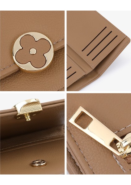 Cüzdan Kadın Kompakt Kadın Para Cüzdanı Çoklu Kart Yuvası Kart Tutucu (Yurt Dışından) indirimleri