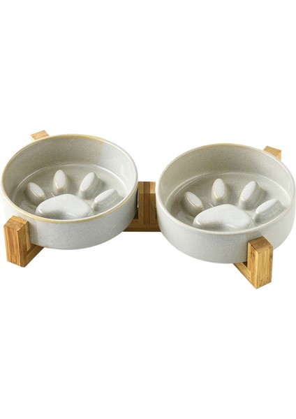 Yavaş Yemek Kasesi Pet Yavaş Yemek Tepsisi Boğulma Önleyici Yavaş Yemek (Yurt Dışından)