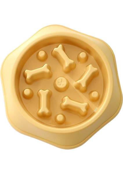 Köpekler ve Kediler Için Yavaş Yemek Kasesi Pet Dökülme ve Boğulma Önleyici (Yurt Dışından)