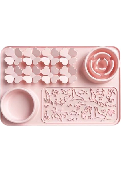 Yavaş Yemek Kasesi Pet Yavaş Yemek Tepsisi Boğulma Önleyici Yavaş Yemek (Yurt Dışından)