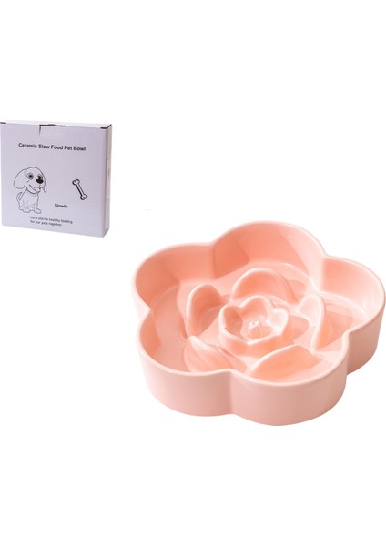 Kaymaz Paspaslı, Boğulma ve Sıçrama Önleyici Pet Yavaş Yemek Kabı (Yurt Dışından)