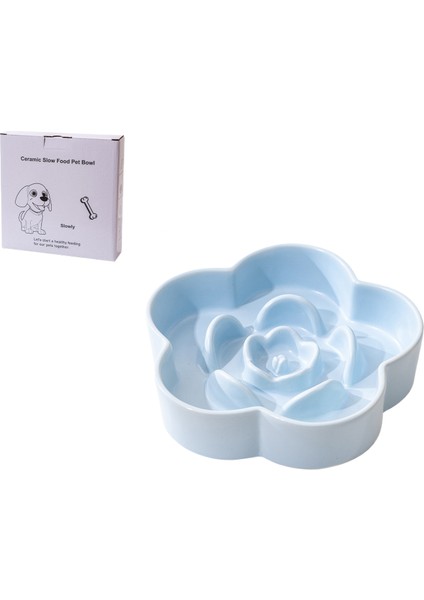 Kaymaz Paspaslı, Boğulma ve Sıçrama Önleyici Pet Yavaş Yemek Kabı (Yurt Dışından)