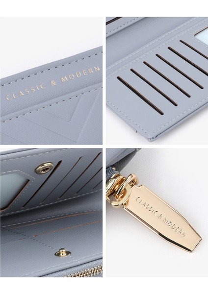 Cüzdan Kadın Çoklu Kart Yuvası Moda ve Çok Yönlü Bayanlar El Çantası (Yurt Dışından) fırsatları