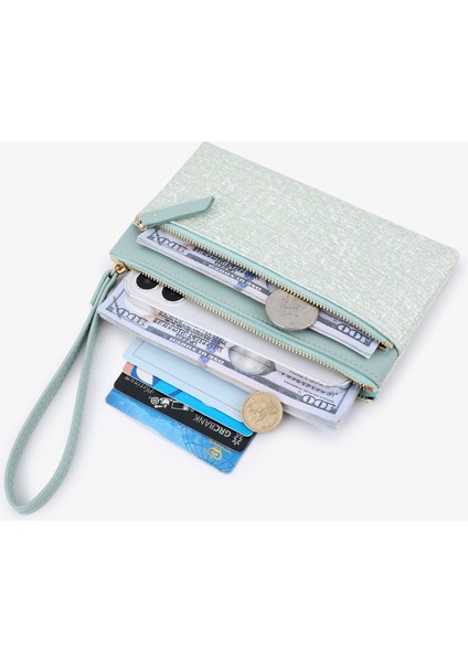 Kadın Değişim Organizer Moda Basit Kısa Clutch Çanta Kadın Cüzdan (Yurt Dışından) fırsatları