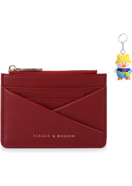Saklama Mini Para Cüzdanı Kart Tutucu Kart Tutucu Kimlik Çantası Ince Kadın Para Cüzdanı (Yurt Dışından)