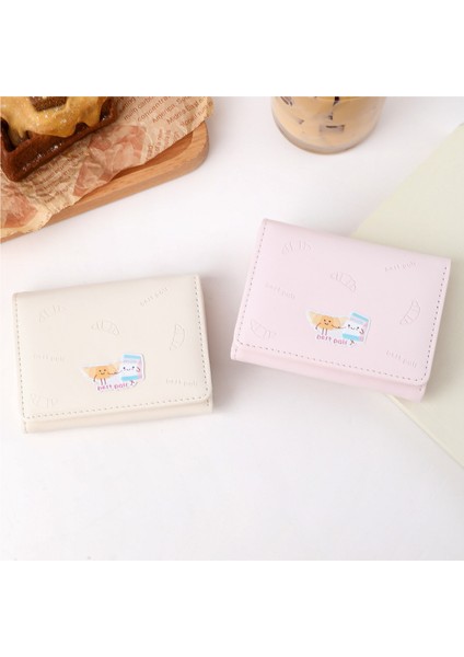 Sevimli Kız Kart Tutucu Cüzdan Karikatür Küçük Kart Depolama Kadın Kısa Üç Katlı Cüzdan Kart Tutucu (Yurt Dışından) fiyatları