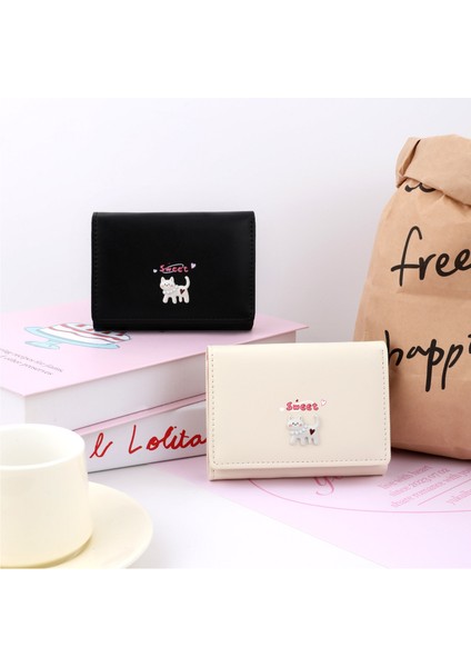 Cüzdan Kadın Yavru Kedi Sevimli Kısa Bayan Para Cüzdan Kart Tutucu (Yurt Dışından) fiyatları