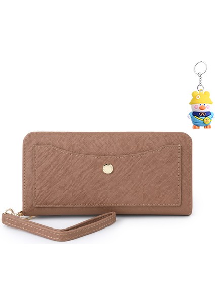 Uzun Cüzdan Kadın Kart Tutucu Cep Telefonu Cüzdanı Kadın Çoklu Kart Yuvası Cep Telefonu (Yurt Dışından)