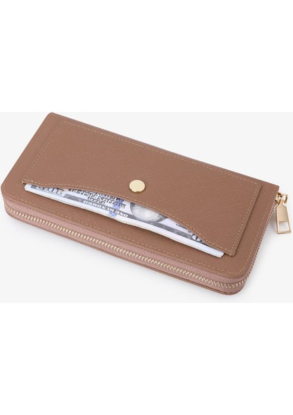 Uzun Cüzdan Kadın Kart Tutucu Cep Telefonu Cüzdanı Kadın Çoklu Kart Yuvası Cep Telefonu (Yurt Dışından) fırsatları