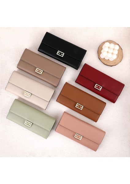 Kadın Uzun Cüzdan Katlanır Kadın Cüzdan Çoklu Kart Yuvası Kart Tutucu (Yurt Dışından) modelleri