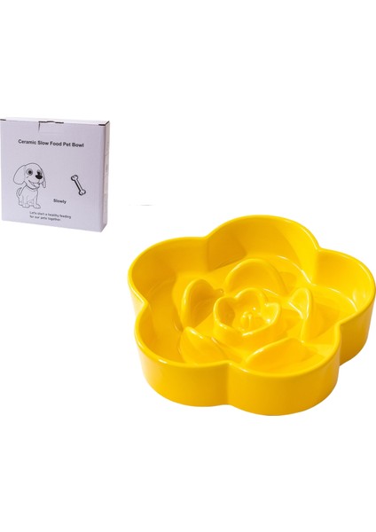 Kaymaz Paspaslı, Boğulma ve Sıçrama Önleyici Pet Yavaş Yemek Kabı (Yurt Dışından)