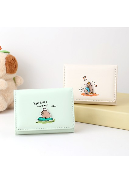 Kız Karikatür Sevimli Cüzdan Pembe Kapibala Depolama Bozuk Para Cüzdanı Kimlik Çantası (Yurt Dışından) fiyatları