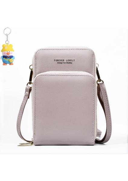 Moda Büyük Kapasiteli Crossbody Çanta Çok Fonksiyonlu Cep Telefonu Çantası Kadın Crossbody (Yurt Dışından)