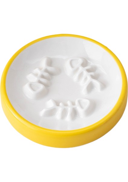 Yavaş Yemek Kasesi Pet Yavaş Yemek Tepsisi Boğulma Önleyici Yavaş Yemek (Yurt Dışından)