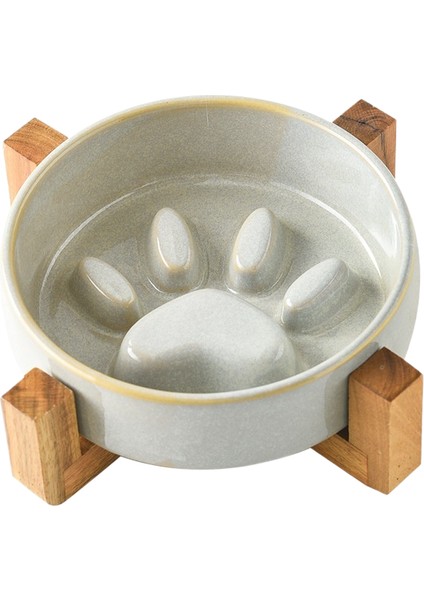 Yavaş Yemek Kasesi Pet Yavaş Yemek Tepsisi Boğulma Önleyici Yavaş Yemek (Yurt Dışından)