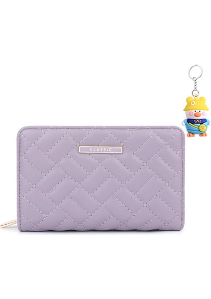 Kadın Cüzdan Çok Fonksiyonlu Kısa Clutch Çanta Kadın Kart Tutucu (Yurt Dışından)