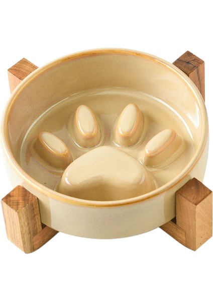 Yavaş Yemek Kasesi Pet Yavaş Yemek Tepsisi Boğulma Önleyici Yavaş Yemek (Yurt Dışından)