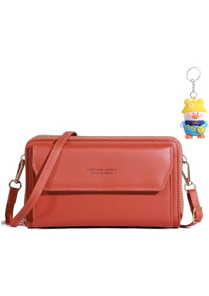 Bayanlar Cüzdanı Büyük Kapasiteli Çok Fonksiyonlu Omuz Çantası Orta Uzunluk Düşüş Çantası Para Çantası (Yurt Dışından)