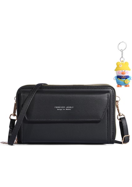 Bayanlar Cüzdanı Büyük Kapasiteli Çok Fonksiyonlu Omuz Çantası Orta Uzunluk Düşüş Çantası Para Çantası (Yurt Dışından)