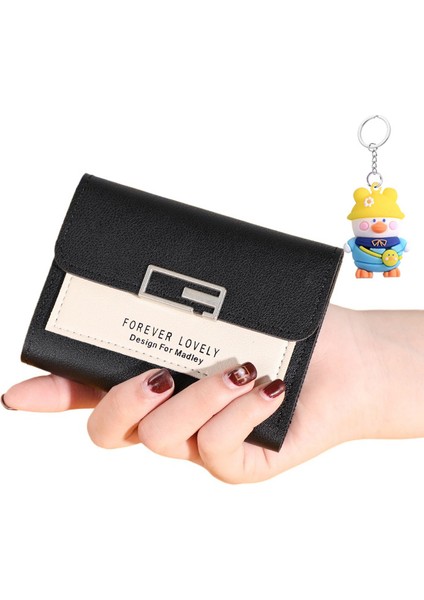 Cüzdan Kadın Para Cüzdanı Öğrenci Mini Sevimli Kısa Bayan Para Cüzdanı (Yurt Dışından)