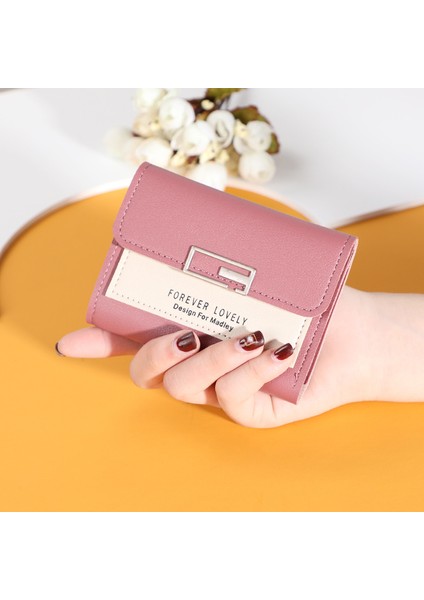 Cüzdan Kadın Para Cüzdanı Öğrenci Mini Sevimli Kısa Bayan Para Cüzdanı (Yurt Dışından) fırsatları