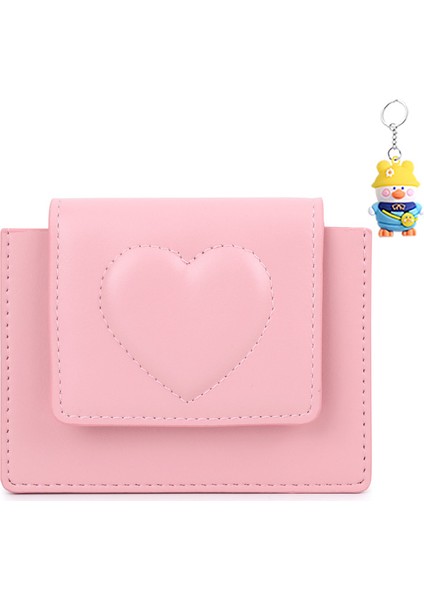 Kadın Küçük Cüzdan Aşk Kabartmalı Kısa Para Cüzdanı Kadın (Yurt Dışından)