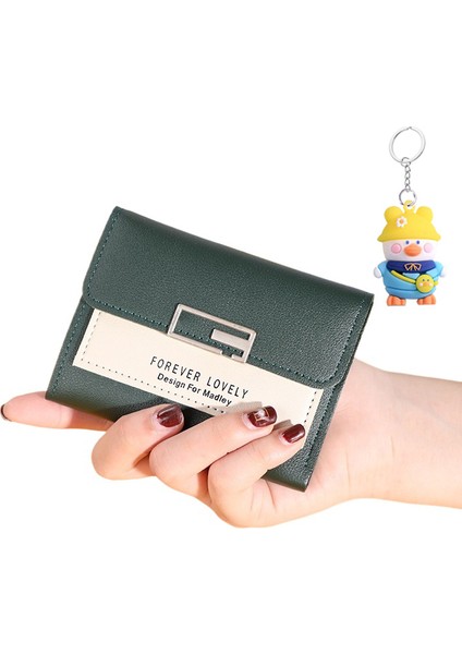 Cüzdan Kadın Para Cüzdanı Öğrenci Mini Sevimli Kısa Bayan Para Cüzdanı (Yurt Dışından)