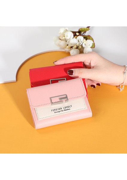 Cüzdan Kadın Para Cüzdanı Öğrenci Mini Sevimli Kısa Bayan Para Cüzdanı (Yurt Dışından) fiyatları