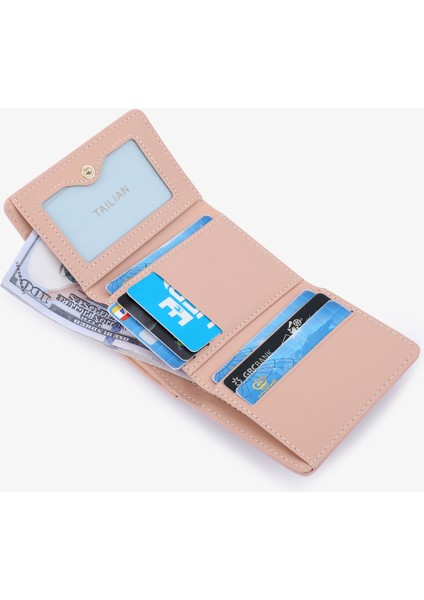 Nakış Üç Katlı Kadın Cüzdan Çoklu Kart Yuvası Kısa Değişiklik Tutucu Kart Tutucu (Yurt Dışından) fiyatları