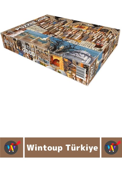 Premium Eğlenceli El Göz Koordinasyon Hafıza Beceri Geliştirici 2000 Parça Puzzle Anlat Istanbul fiyatları