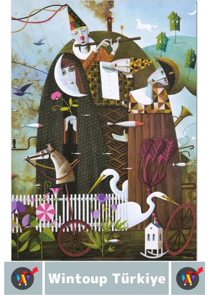 Premium Eğlenceli El Göz Koordinasyon Beceri Görsel Algı Geliştirici Çocuk 300 Parça Puzzle Ninni modelleri