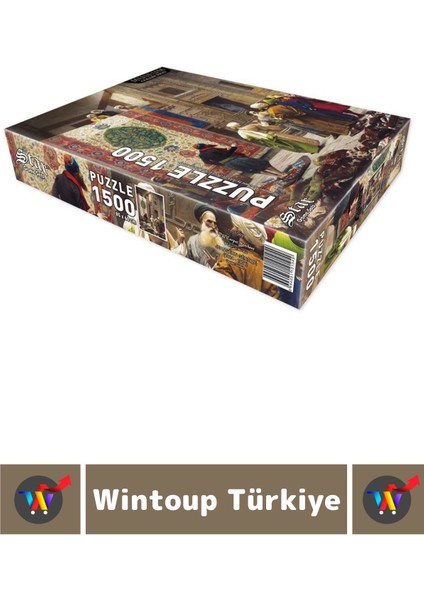 Premium Seri Eğlenceli El Göz Koordinasyon Hafıza Beceri Geliştirici 1500 Parça Puzzle Halı Tüccarı