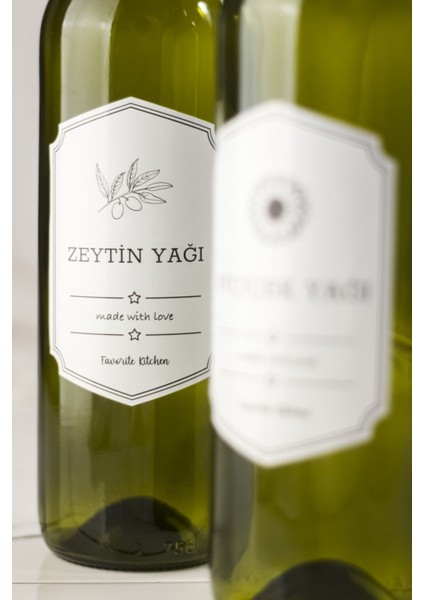 Bambu Standlı 2'Li 750 Ml Zeytinyağı & Sıvı Yağ Şişesi & Yağlık Sirkelik Seti (Damlatmaz)