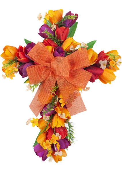 Çiçek Çelenk Kapı Çelenk Festivali Paskalya Çelenk Turuncu (Yurt Dışından) fırsatları