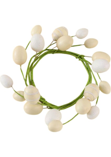 Paskalya Yumurtaları Çelengi Ön Kapı Çelenk Ev Mutfak A (Yurt Dışından)