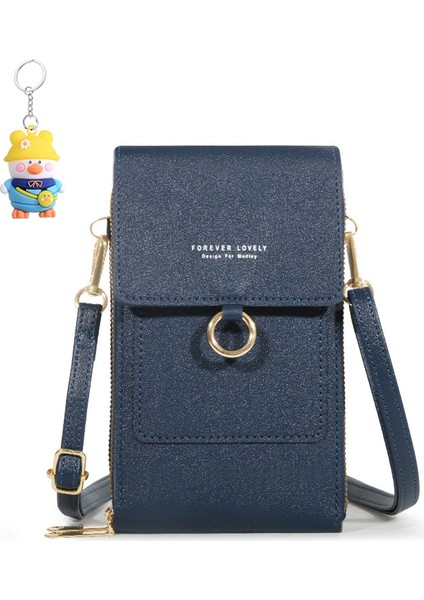 Dokunmatik Ekranlı Cep Telefonu Çantası Kadın Dikey Crossbody Çantası Cep Telefonu Çantası Çok Fonksiyonlu (Yurt Dışından)