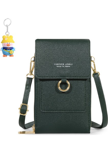 Dokunmatik Ekranlı Cep Telefonu Çantası Kadın Dikey Crossbody Çantası Cep Telefonu Çantası Çok Fonksiyonlu (Yurt Dışından)