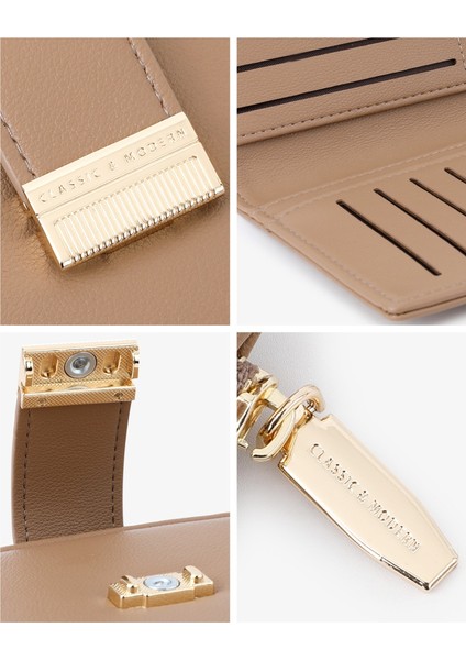 Manyetik Toka Kadın Cüzdan Depolama Cüzdanı Çoklu Kart Yuvası Kart Tutucu (Yurt Dışından) indirimleri