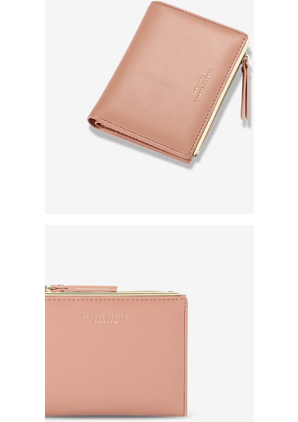 Cüzdan Bayanlar Kısa Çoklu Kart Yuvası Cüzdan Fermuarlı Çanta Bayanlar Kart Tutucu (Yurt Dışından) fırsatları