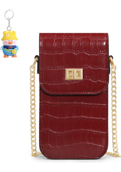 Kadın Çantası Büyük Kapasiteli Çok Fonksiyonlu Cep Telefonu Çantası Kadın Crossbody Çantası Mini Küçük Çanta Cep (Yurt Dışından)