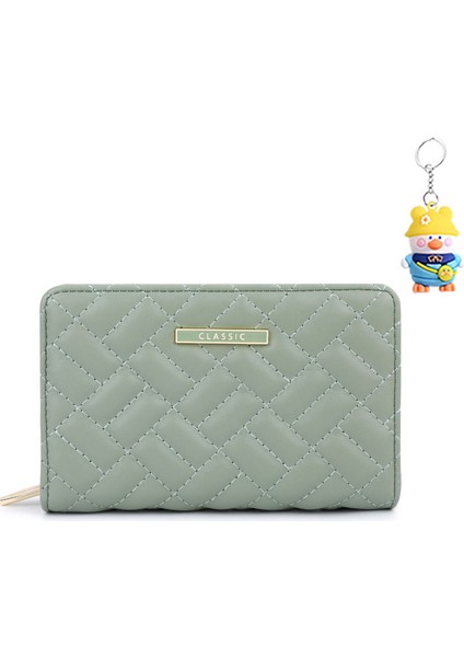 Kadın Cüzdan Çok Fonksiyonlu Kısa Clutch Çanta Kadın Kart Tutucu (Yurt Dışından)