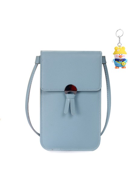 Küçük Çanta Kadın Şeffaf Dokunmatik Ekran Tek Omuz Kadın Çantası Crossbody Çanta Kız Moda Çok Yönlü Cep Telefonu Çantası (Yurt Dışından)